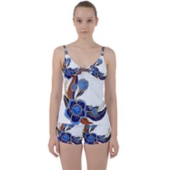 Im Fourth Dimension Colour 58 Tie Front Two Piece Tankini by imanmulyana