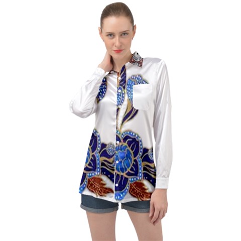 Im Fourth Dimension Colour 58 Long Sleeve Satin Shirt by imanmulyana