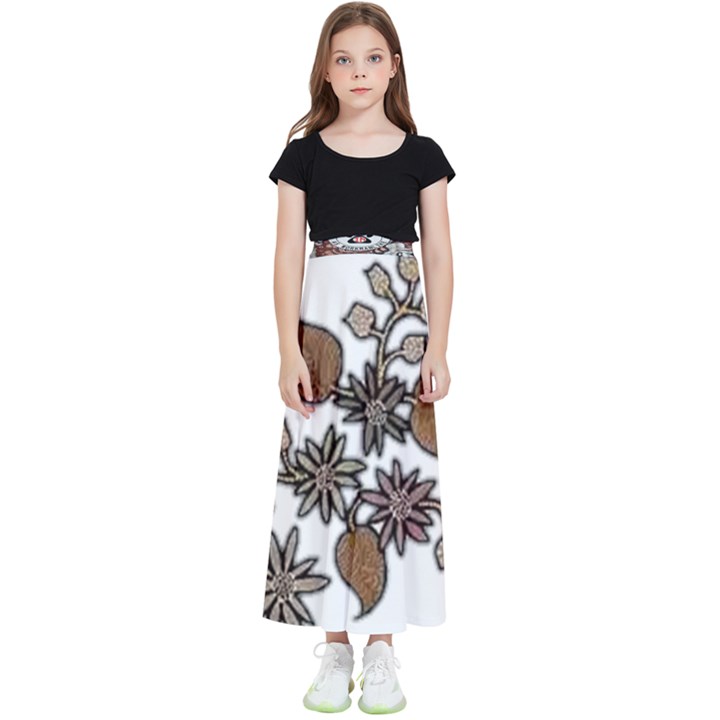 IM Fourth Dimension Colour 58 Kids  Flared Maxi Skirt