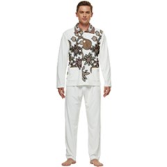 Im Fourth Dimension Colour 58 Men s Long Sleeve Velvet Pocket Pajamas Set