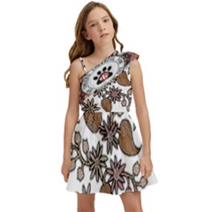 Im Fourth Dimension Colour 58 Kids  One Shoulder Party Dress by imanmulyana