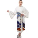 IM Fourth Dimension Colour 59 Maxi Velour Kimono View1