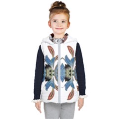 Im Fourth Dimension Colour 60 Kids  Hooded Puffer Vest by imanmulyana