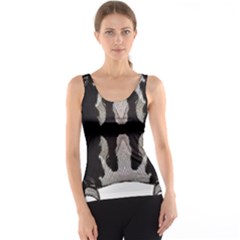 Im Fourth Dimension Black White 61 Tank Top by imanmulyana