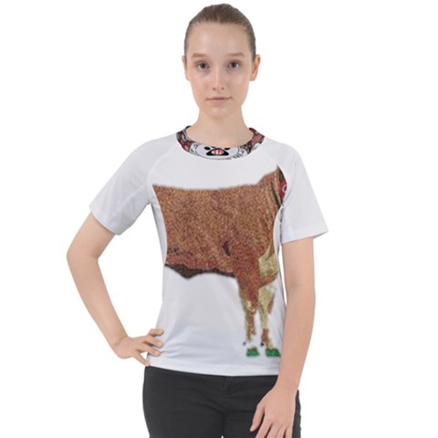 Im Fourth Dimension Colour 62 Women s Sport Raglan Tee by imanmulyana