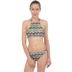 Mil Knit Racer Front Bikini Set