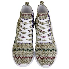 Mil Knit Men s Lightweight High Top Sneakers by DeneWestUK