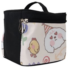 Chicken Dog Flower Sun Pattern Make Up Travel Bag (big) by Sudhe