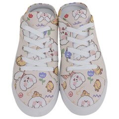 Chicken Dog Flower Sun Pattern Half Slippers by Sudhe