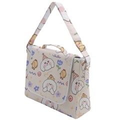 Chicken Dog Flower Sun Pattern Box Up Messenger Bag by Sudhe