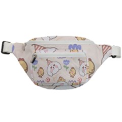 Chicken Dog Flower Sun Pattern Fanny Pack by Sudhe