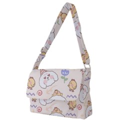 Chicken Dog Flower Sun Pattern Full Print Messenger Bag (l) by Sudhe