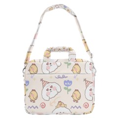 Chicken Dog Flower Sun Pattern Macbook Pro 16  Shoulder Laptop Bag by Sudhe