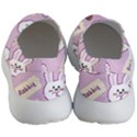 Illustration Rabbit Cartoon Background Pattern Women s Lightweight Slip Ons View4