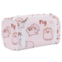 Pig Cartoon Background Pattern Toiletries Pouch View2