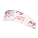 Pig Cartoon Background Pattern Stretchable Headband View1