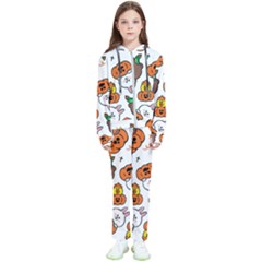 Illustration Pumpkin Bear Bat Bunny Chicken Kids  Tracksuit by Sudhe