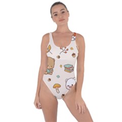 Illustration Bear Cartoon Background Pattern Bring Sexy Back Swimsuit by Sudhe