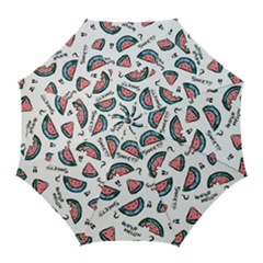 Illustration Watermelon Fruit Sweet Slicee Golf Umbrellas by Sudhe