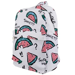 Illustration Watermelon Fruit Sweet Slicee Classic Backpack by Sudhe