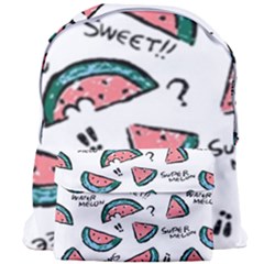 Illustration Watermelon Fruit Sweet Slicee Giant Full Print Backpack by Sudhe