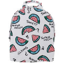 Illustration Watermelon Fruit Sweet Slicee Mini Full Print Backpack by Sudhe