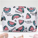 Illustration Watermelon Fruit Sweet Slicee Make Up Pouch (Medium) View1