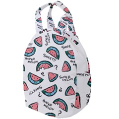 Illustration Watermelon Fruit Sweet Slicee Travel Backpacks by Sudhe