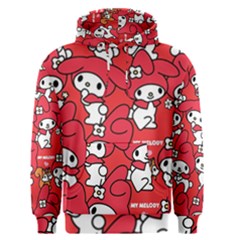 Rabbit Background Cartoon Men s Core Hoodie