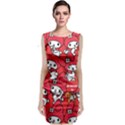 Rabbit Background Cartoon Classic Sleeveless Midi Dress View1