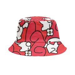 Rabbit Background Cartoon Bucket Hat