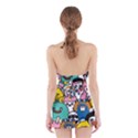 Illustration Animals Cartoon Background Pattern Halter Dress Swimsuit  View2