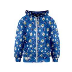 Illustration Duck Cartoon Background Kids  Zipper Hoodie