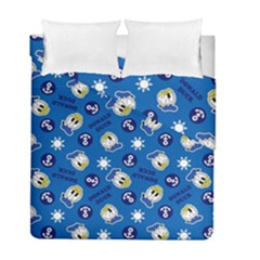 Illustration Duck Cartoon Background Duvet Cover Double Side (full/ Double Size) by Sudhe