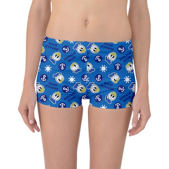 Illustration Duck Cartoon Background Reversible Boyleg Bikini Bottoms