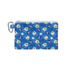 Illustration Duck Cartoon Background Canvas Cosmetic Bag (small) by Sudhe