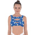 Illustration Duck Cartoon Background Bandaged Up Bikini Top View1