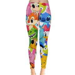 Illustration Cartoon Character Animal Cute Leggings  by Sudhe