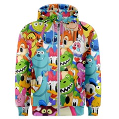 Illustration Cartoon Character Animal Cute Men s Zipper Hoodie