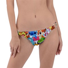 Illustration Cartoon Character Animal Cute Ring Detail Bikini Bottom by Sudhe