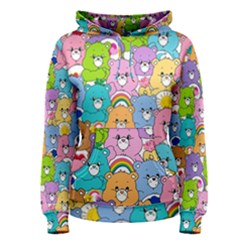 Care Bears Bear Background Cartoon Women s Pullover Hoodie