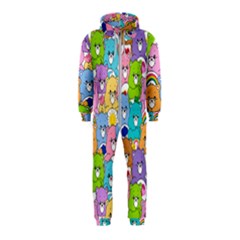 Care Bears Bear Background Cartoon Hooded Jumpsuit (kids)