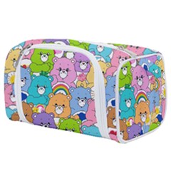 Care Bears Bear Background Cartoon Toiletries Pouch by Sudhe