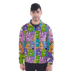 Care Bears Bear Background Cartoon Men s Windbreaker