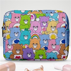 Care Bears Bear Background Cartoon Make Up Pouch (large) by Sudhe