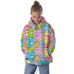 Care Bears Bear Background Cartoon Kids  Oversized Hoodie