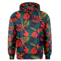 Leaves Pattern Wallpaper Seamless Men s Core Hoodie