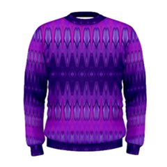 Illustration Purple Abstract Wallpaper Pattern Abstract Men s Sweatshirt by Sudhe