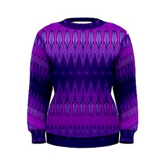 Illustration Purple Abstract Wallpaper Pattern Abstract Women s Sweatshirt