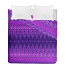 Illustration Purple Abstract Wallpaper Pattern Abstract Duvet Cover Double Side (full/ Double Size) by Sudhe